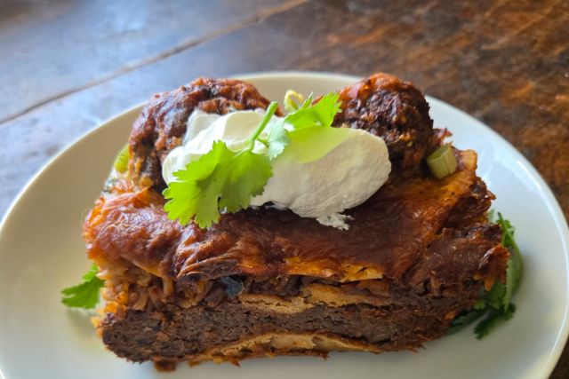 Enchilada Meatball Casserole