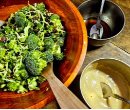 Healthy Broccoli Salad Two Ways