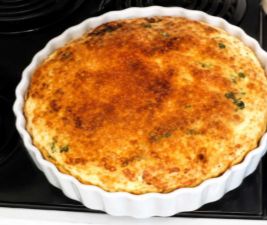 Scrambled Burger Quiche