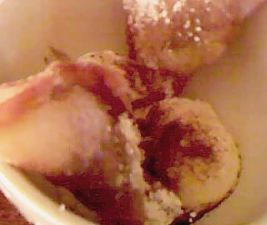 Apple Stuffed Wontons with Spiced Ice Cream