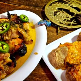 Honey Jalapeno Chicken and Dragon Eggs