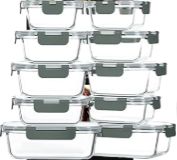 Glass storage containers